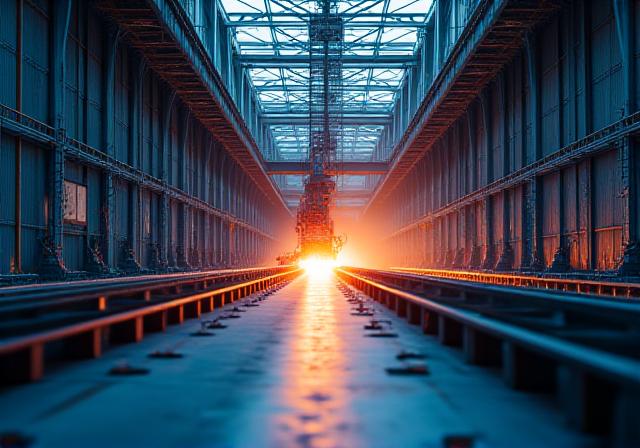 Large scale manufacturing facility representing global operations